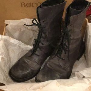 Born Charcoal Grey Combat boots.  Super cute!